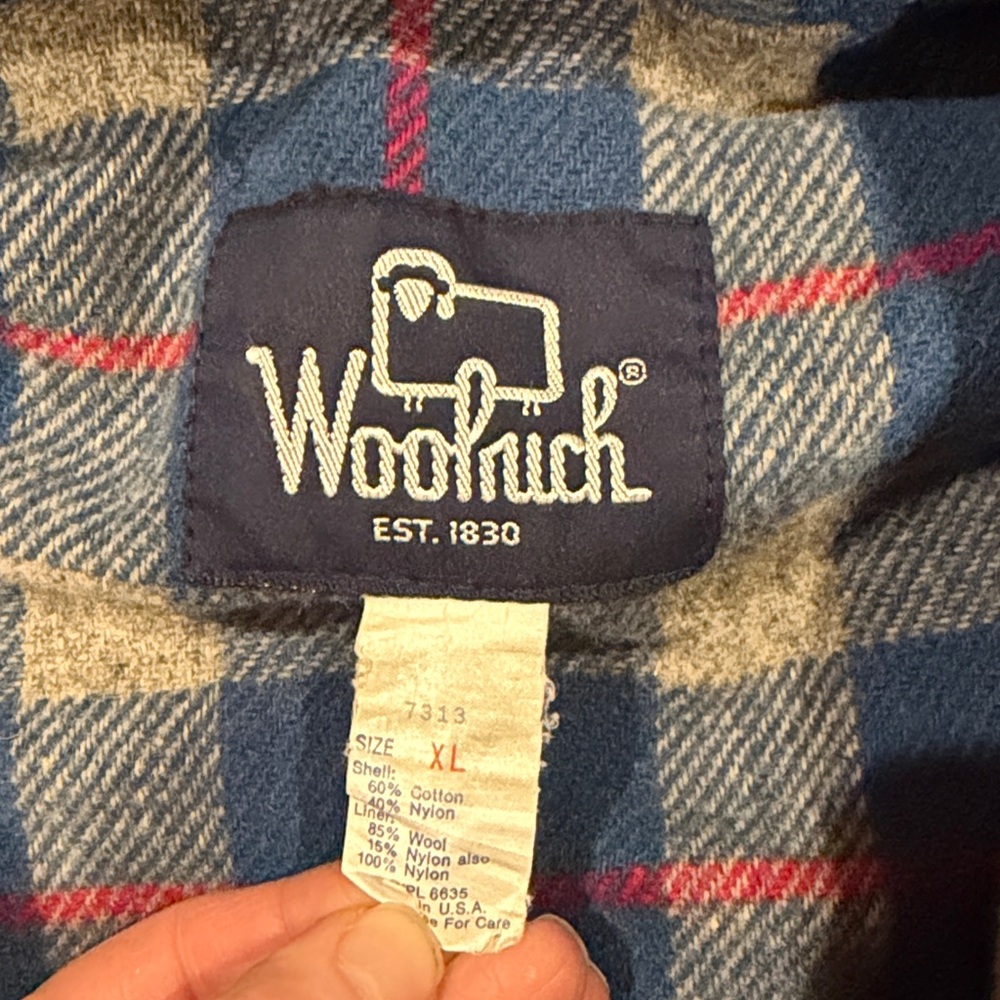 Men’s vintage Woolrich thermal flannel lined wool blend jacket - Picture 2 of 7